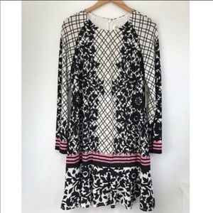 Eliza J. Trumpet Hem Dress